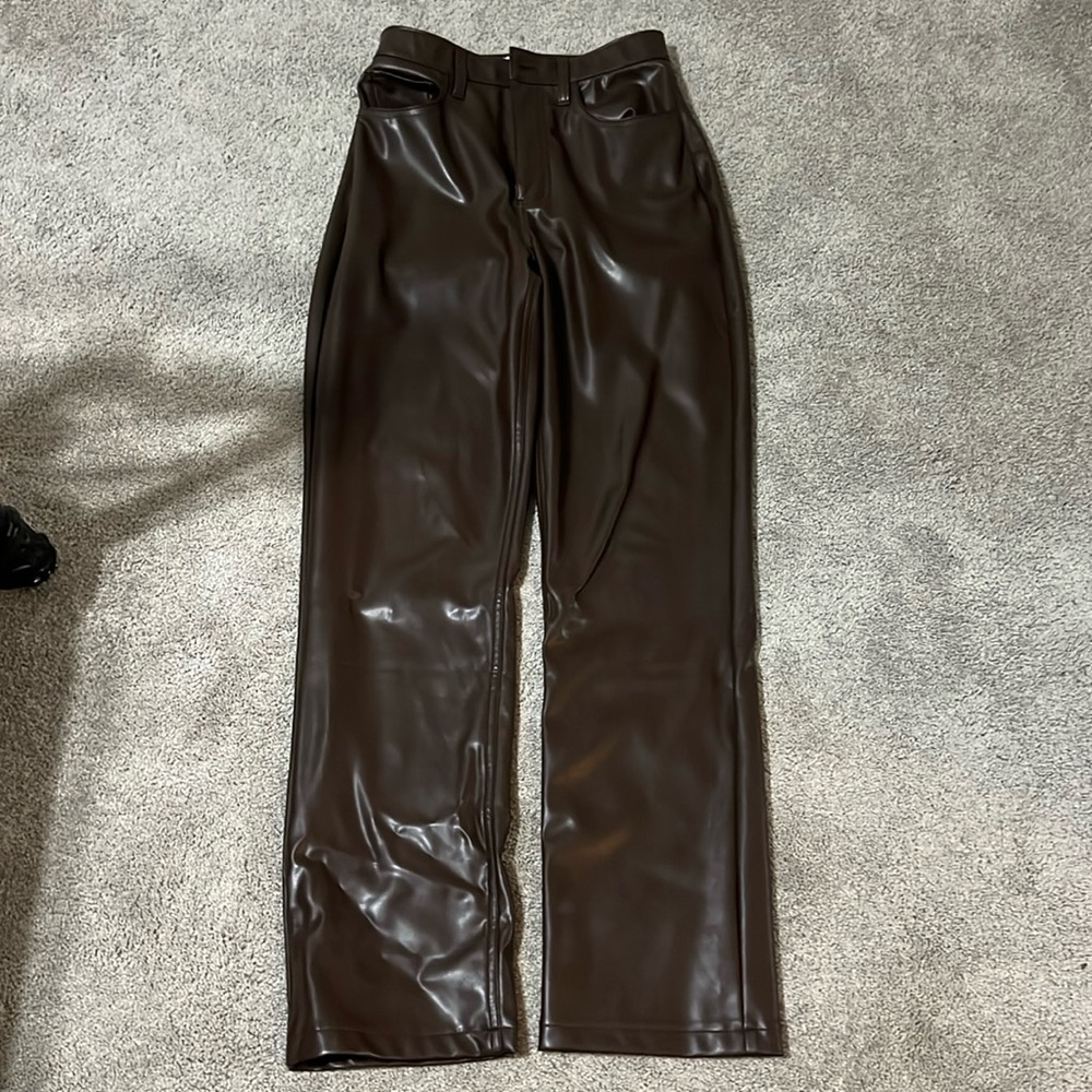 Abercrombie leather jeans